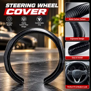 Carbon Fiber Car Steering Wheel Cover Universal