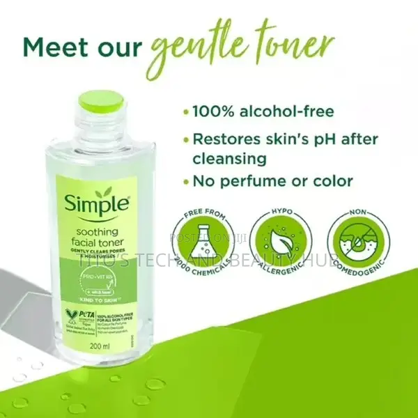 Simple Smoothing Facial Toner