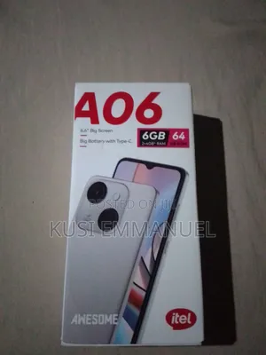 New Itel A06 64 GB Silver