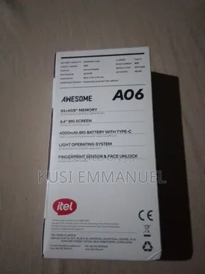 New Itel A06 64 GB Silver