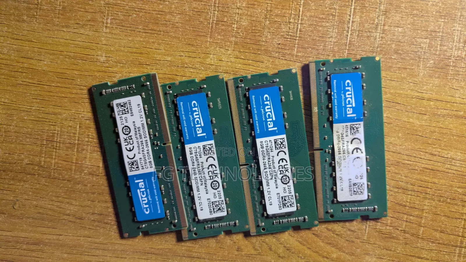 8GB DDR4 (PC4) Laptop Memory Card