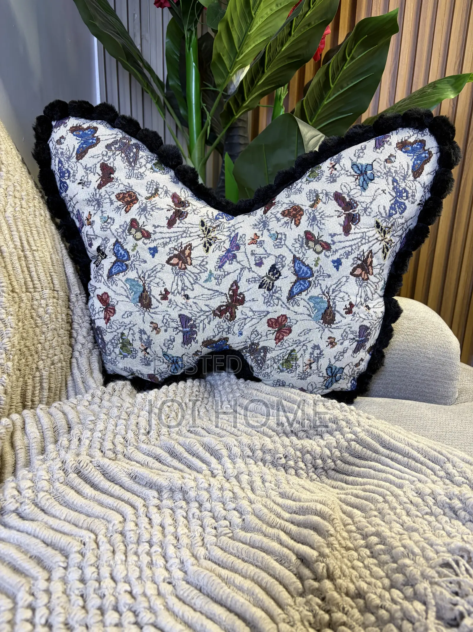 Butterfly-Shape Throw Pillow