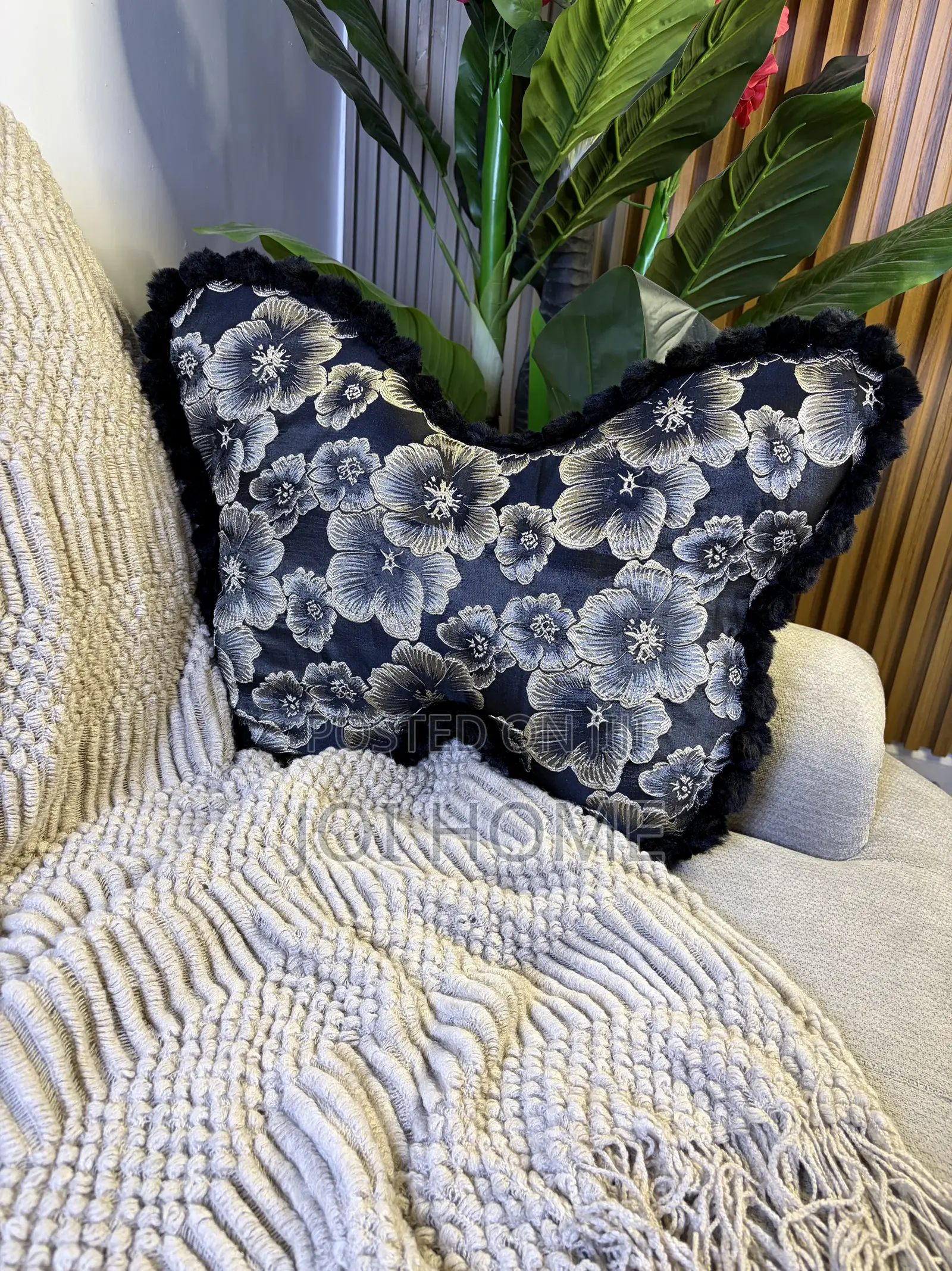 Butterfly-Shape Throw Pillow