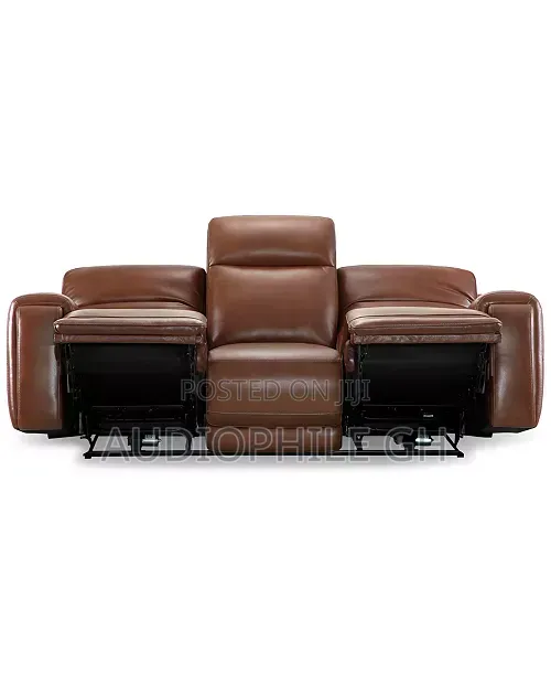 Varsani 90" and 40" Zero Gravity Leather Recliner Sofa Set