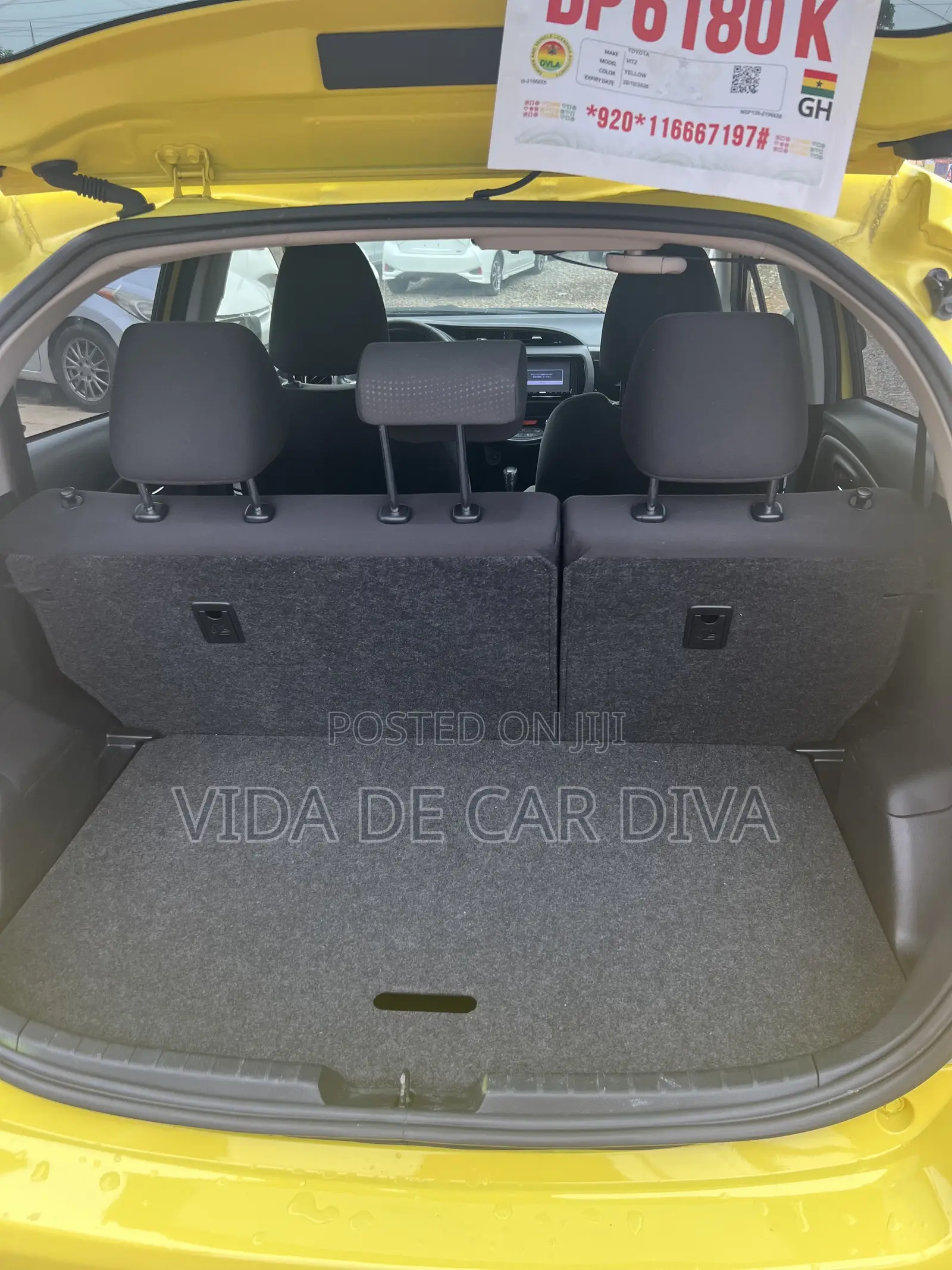 Toyota Vitz 1.3 FWD 5dr 2015 Yellow