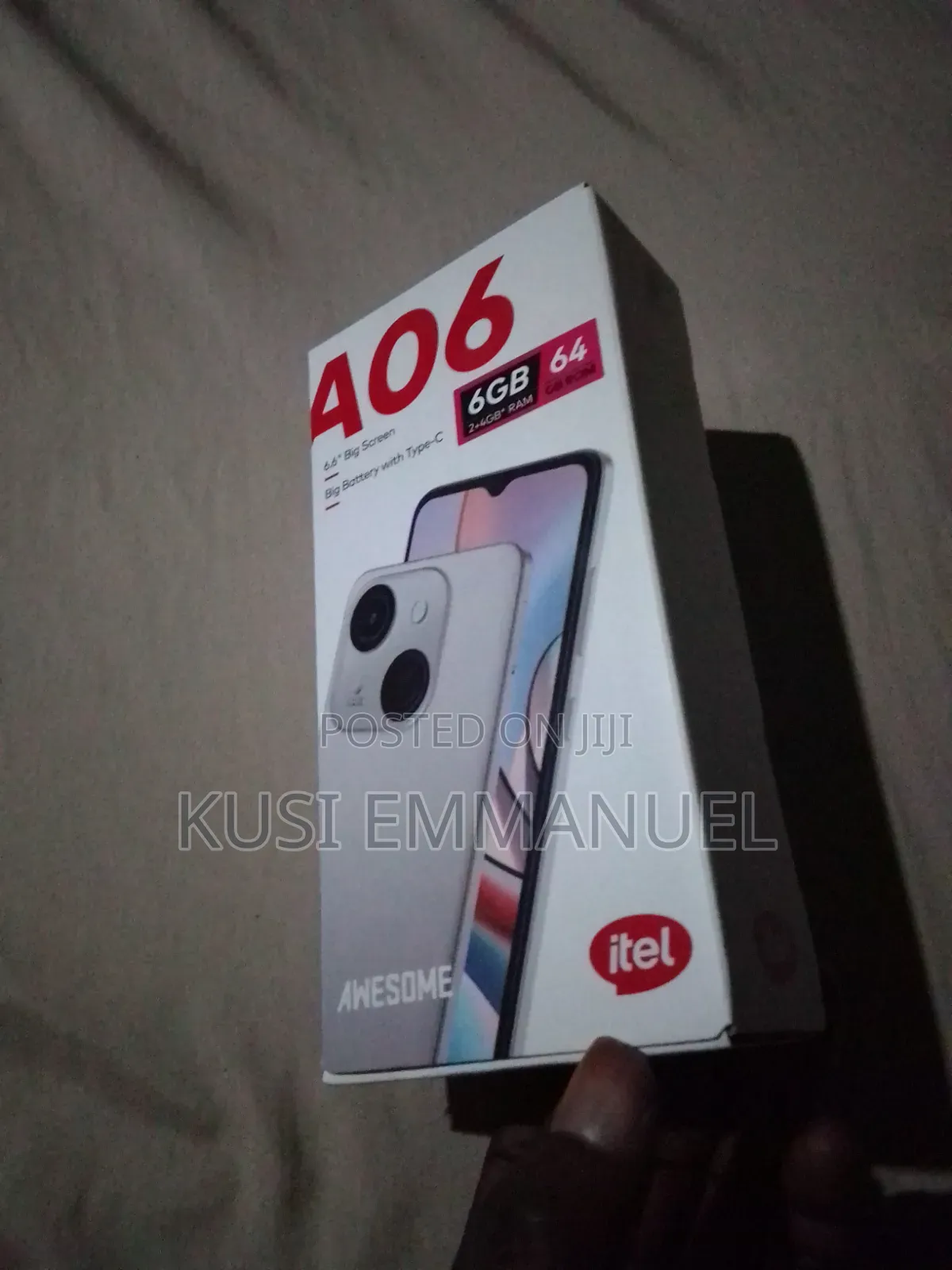 New Itel A06 64 GB Silver