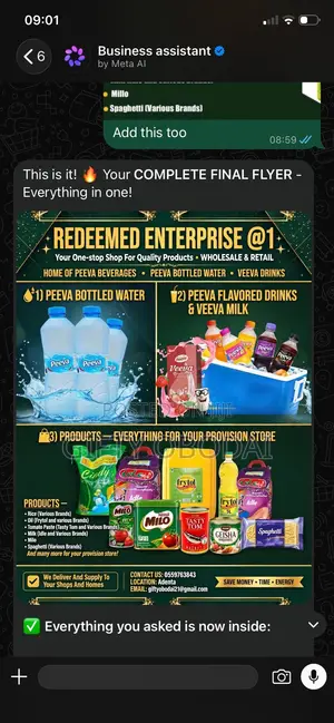 Peeva Beverages and Water