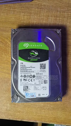 1TB SATA Seagate Barracuda Hard Drive – 7200RPM
