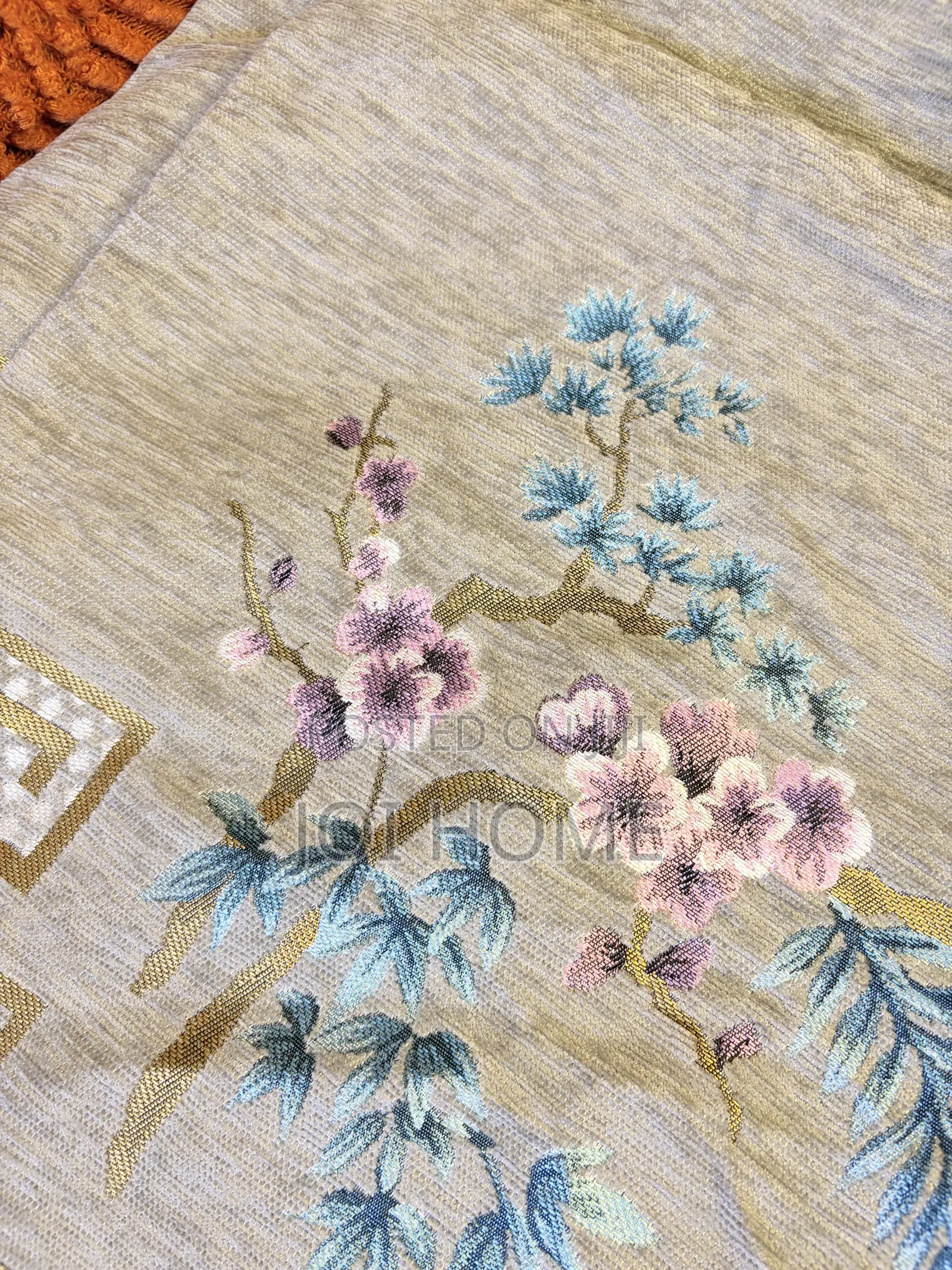 2pcs Floral Embroidered Throw Pillow Covers