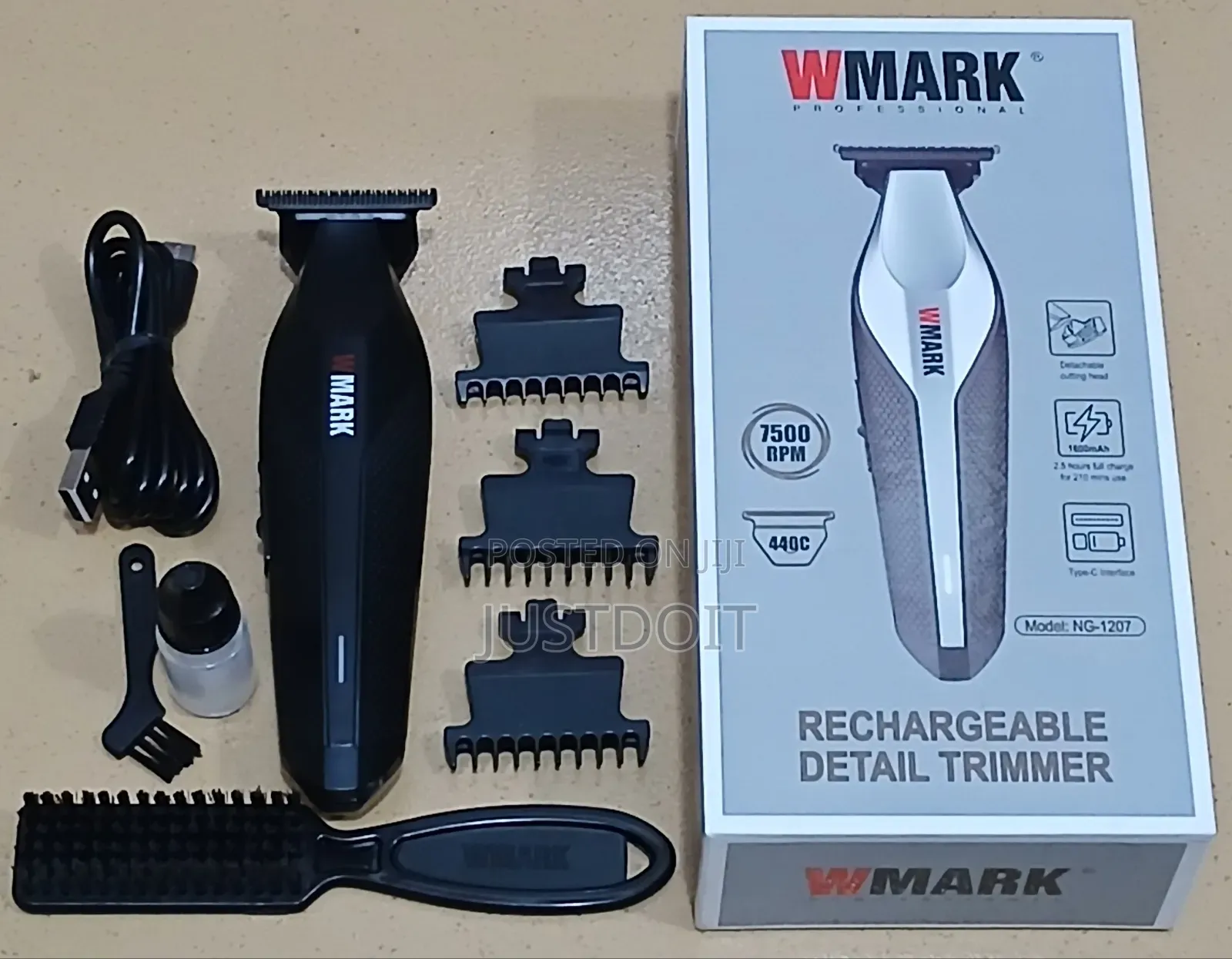 WMark 1207 Rechargeable Cordless Balding Trimmer