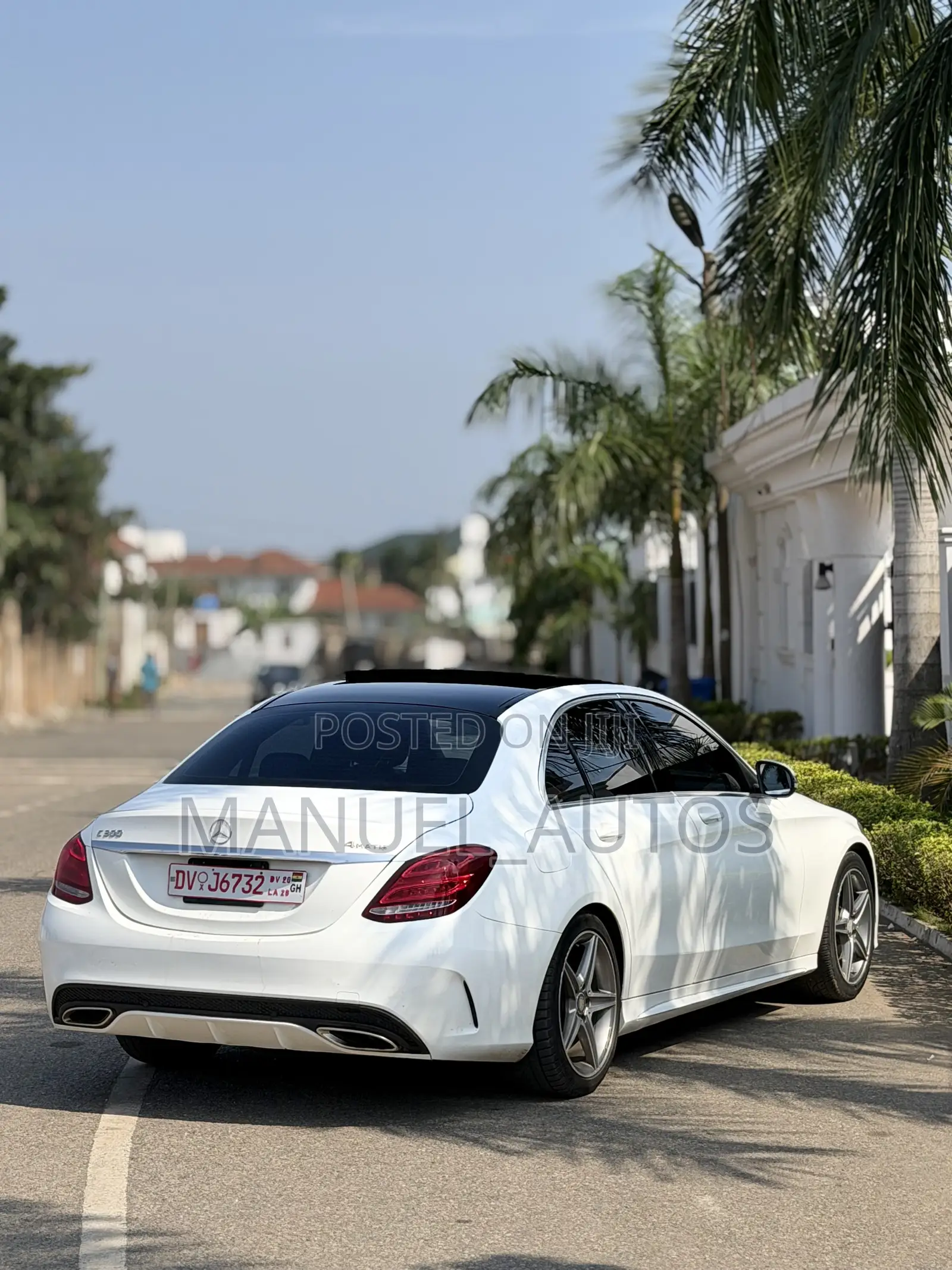 Mercedes-Benz C300 Sport 4Matic Sedan AWD (2.0L 4cyl 7A) 2017 White