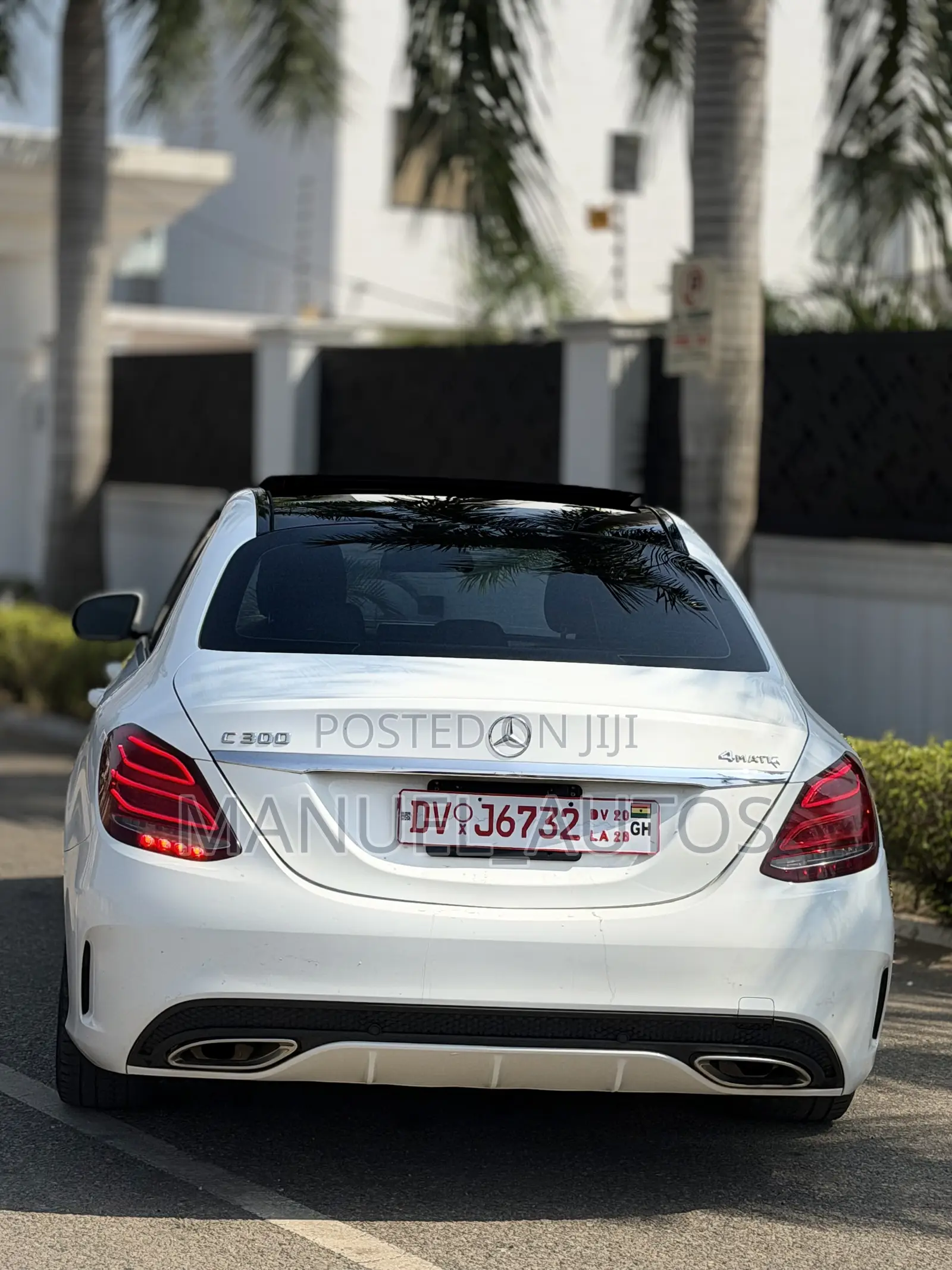 Mercedes-Benz C300 Sport 4Matic Sedan AWD (2.0L 4cyl 7A) 2017 White