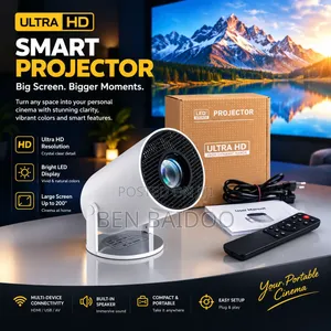 Ultra HD Smart Projector (Quality Video Clarity)