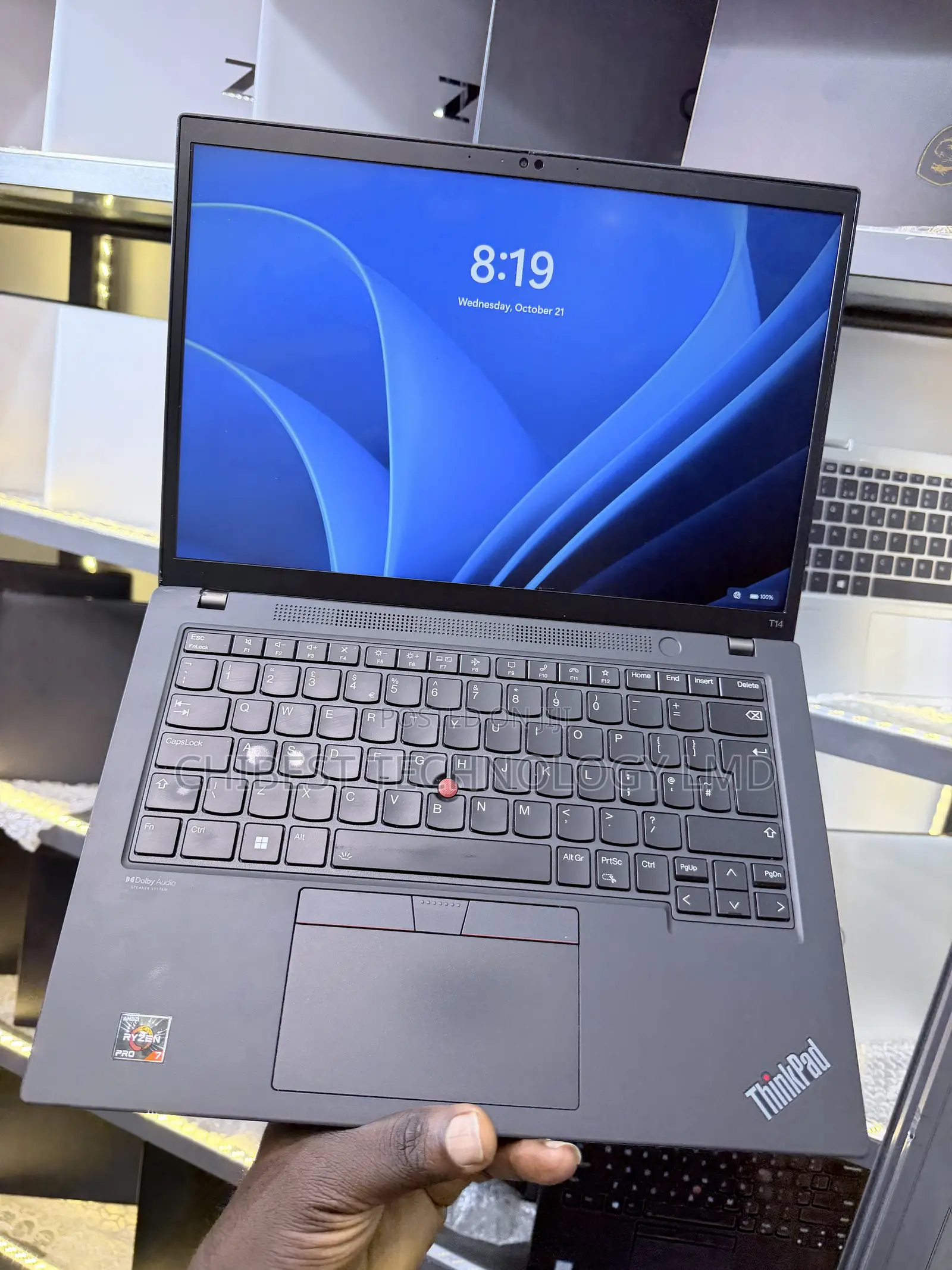 Laptop Lenovo ThinkPad T14 16GB AMD Ryzen 7 SSD 256GB