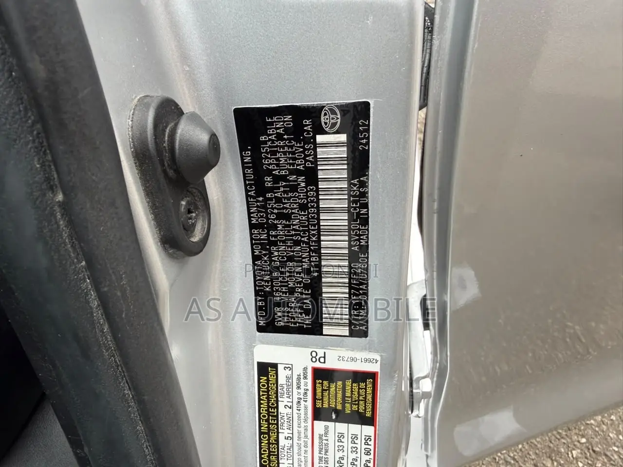 Toyota Camry SE 4dr Sedan (2.5L 4cyl 6A) 2014 Silver