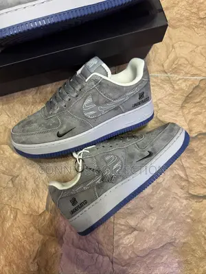 Nike Air Force 1 X Undefeated Gray Suede