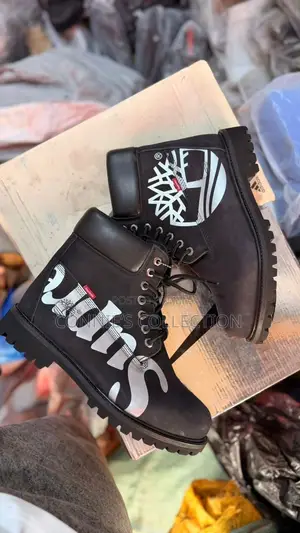 Black Supreme X Timberland