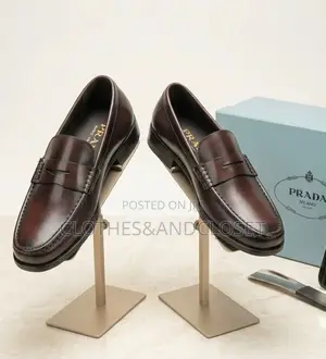 Dark Brown Leather Penny Loafers