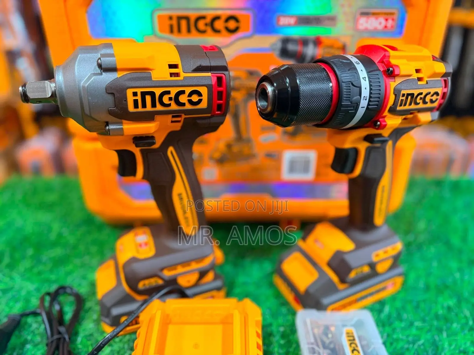 Cordless 405nm Impact Driver + Impact Drill 2PCs Combo Kit - CKLI20286