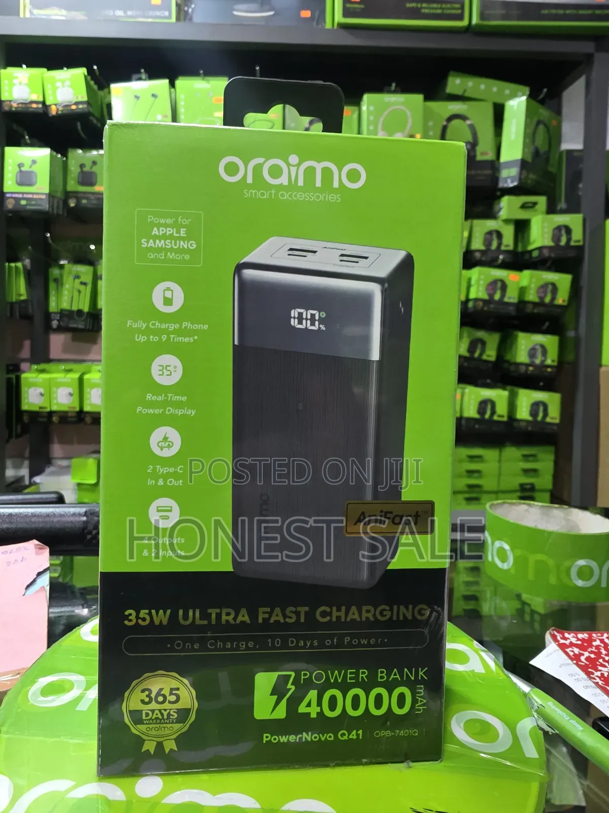 Oraimo 35W PowerNova Q41 40000mAh Power Bank