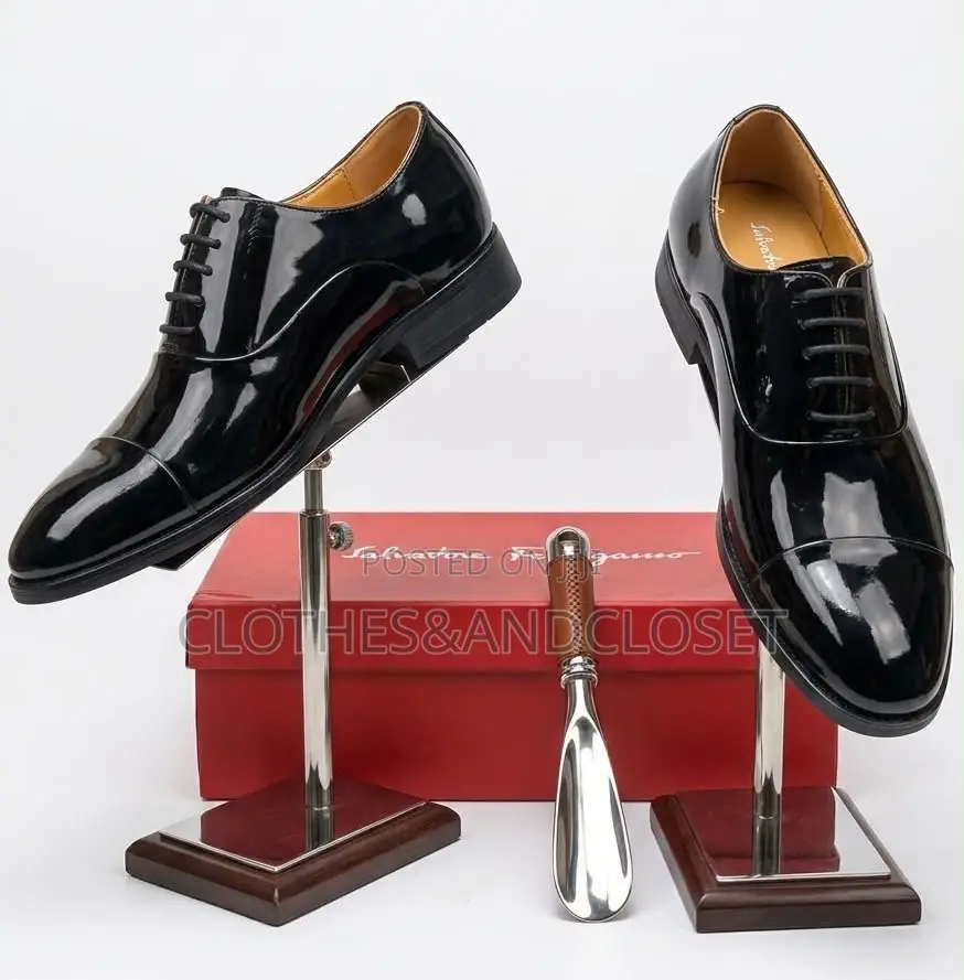 Cap-Toe Lace-Up Oxford Dress Shoe