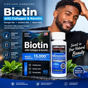 Kirkland Minoxidil+Biotin Supplement (Best Hair Combo)