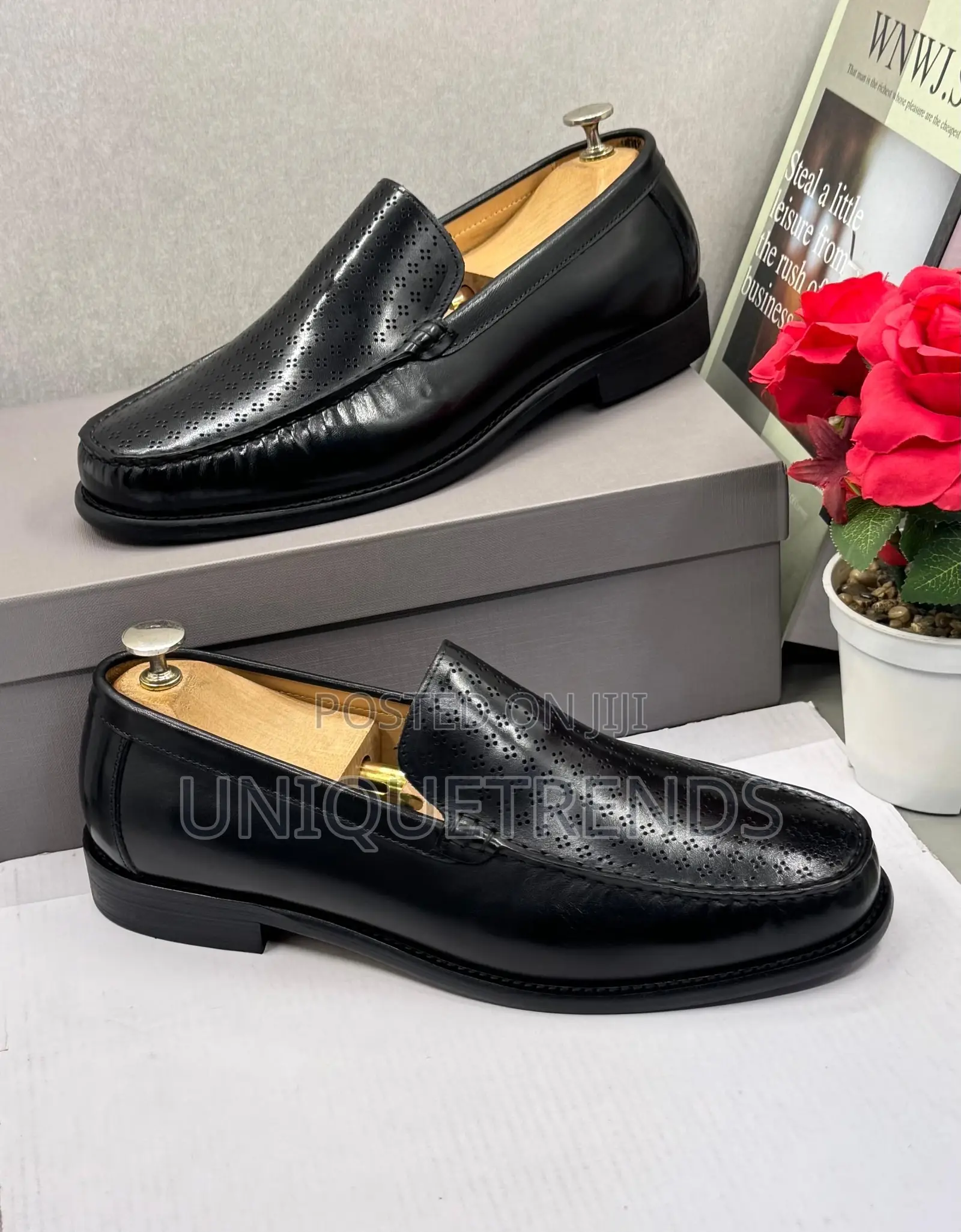 Executive JOHN FOSTER Leather Office/Casual Loafers