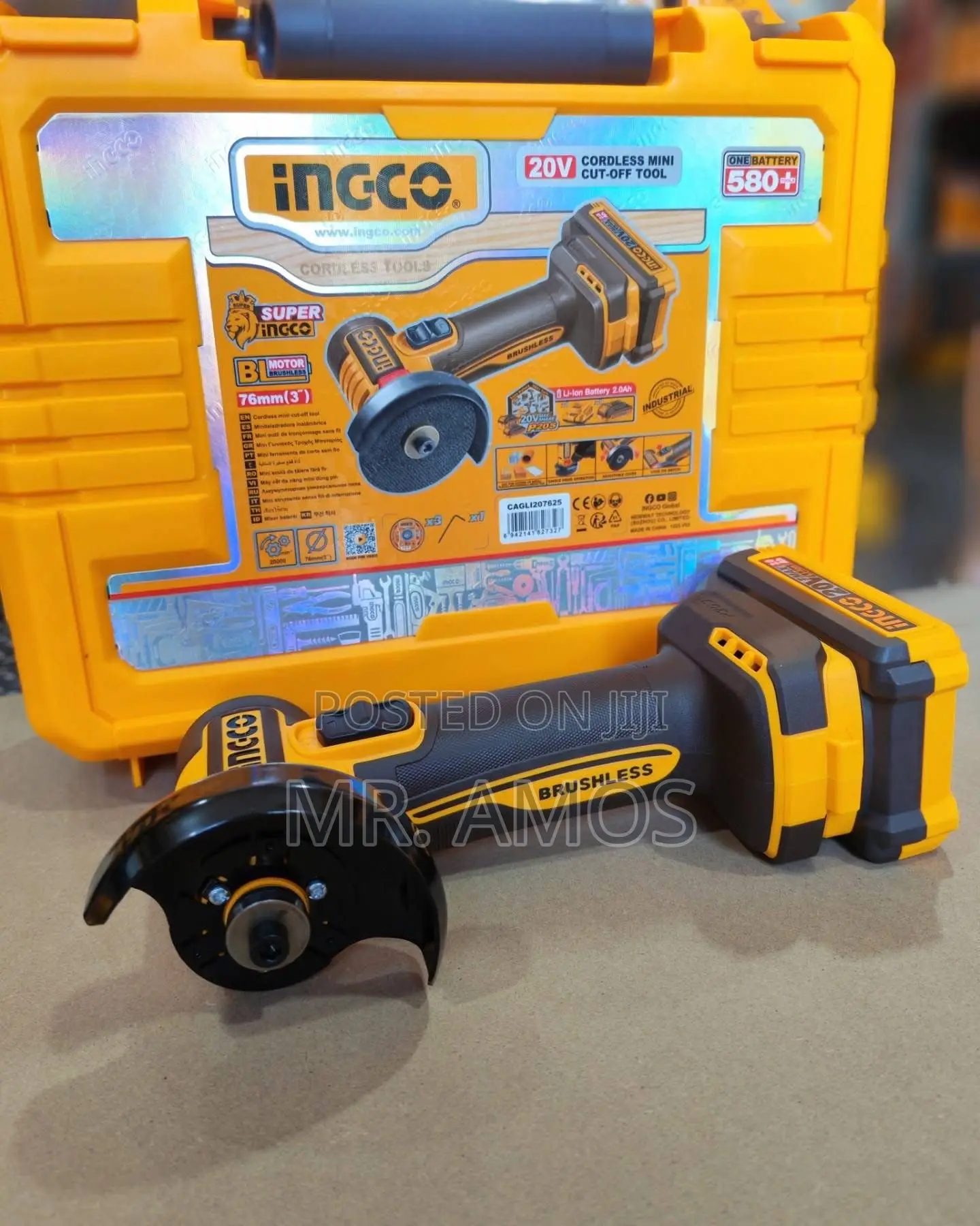 3” Cordless Mini Cut-Off Tool With 3Pcs Discs - CAGLI207625