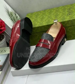 Authentic GUCCI Patent Leather Penny Loafers