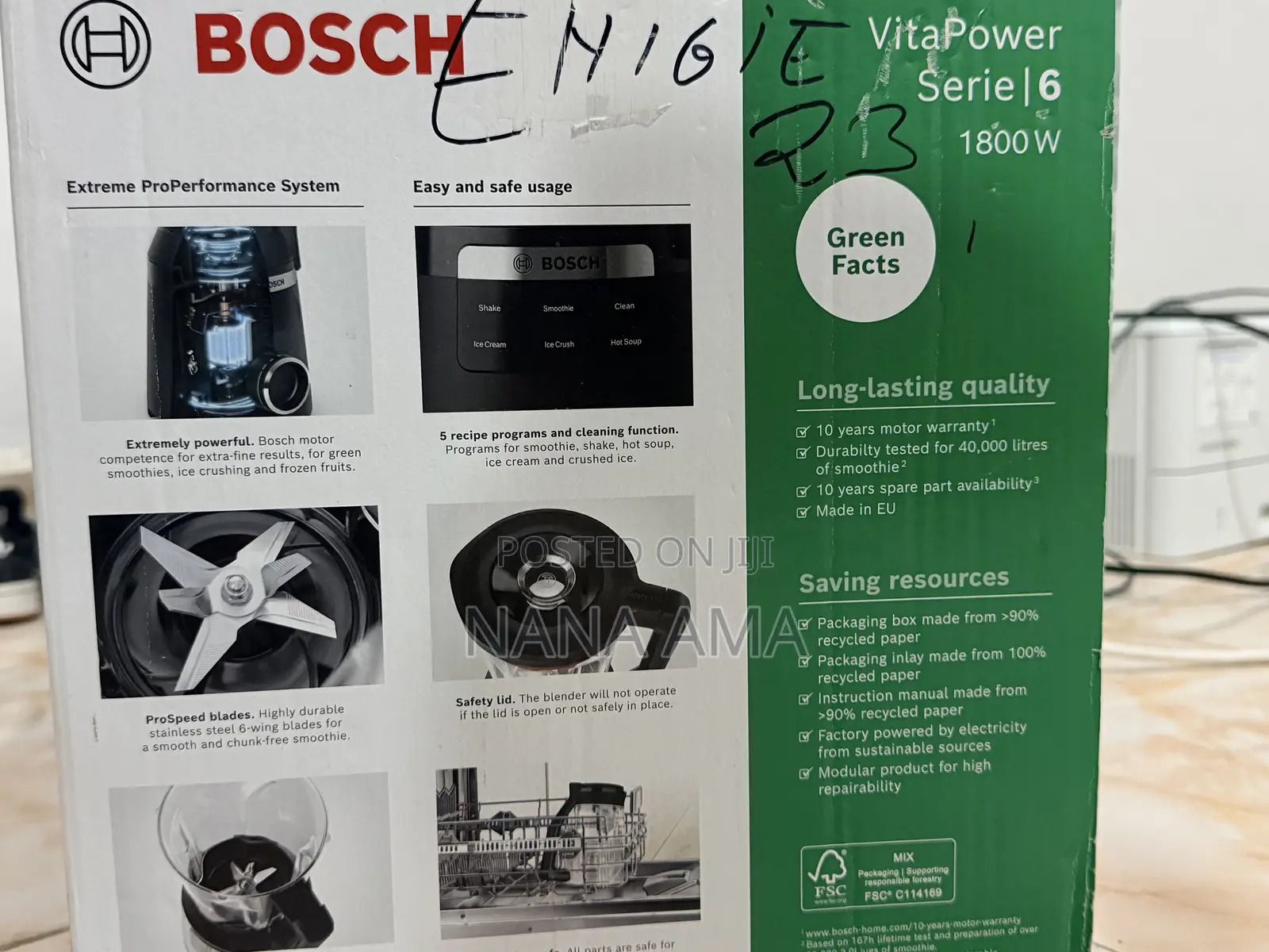 Bosh High Speed Stand Mixer 1800W ,Made in Germany