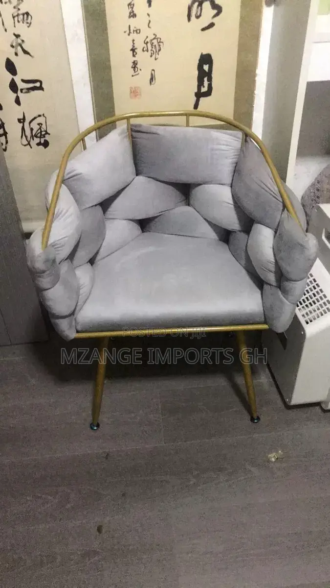 Grey Luxury Velvet Chair