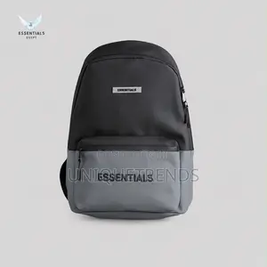 ESSENTIALS Water-Resistant Two-Tone Backpack