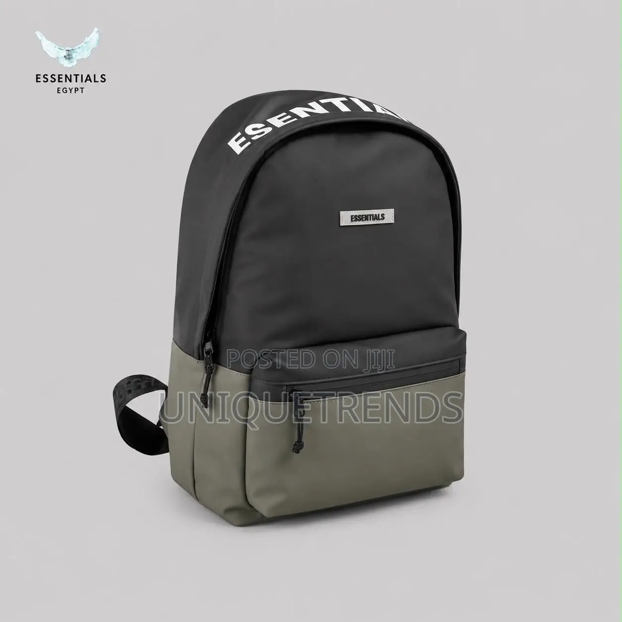 ESSENTIALS Water-Resistant Two-Tone Backpack