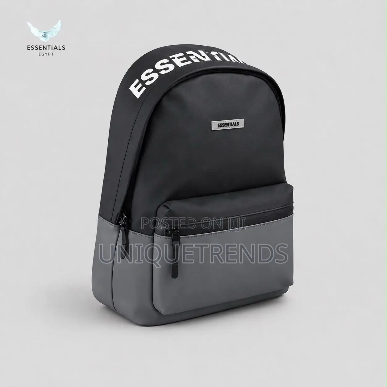 ESSENTIALS Water-Resistant Two-Tone Backpack