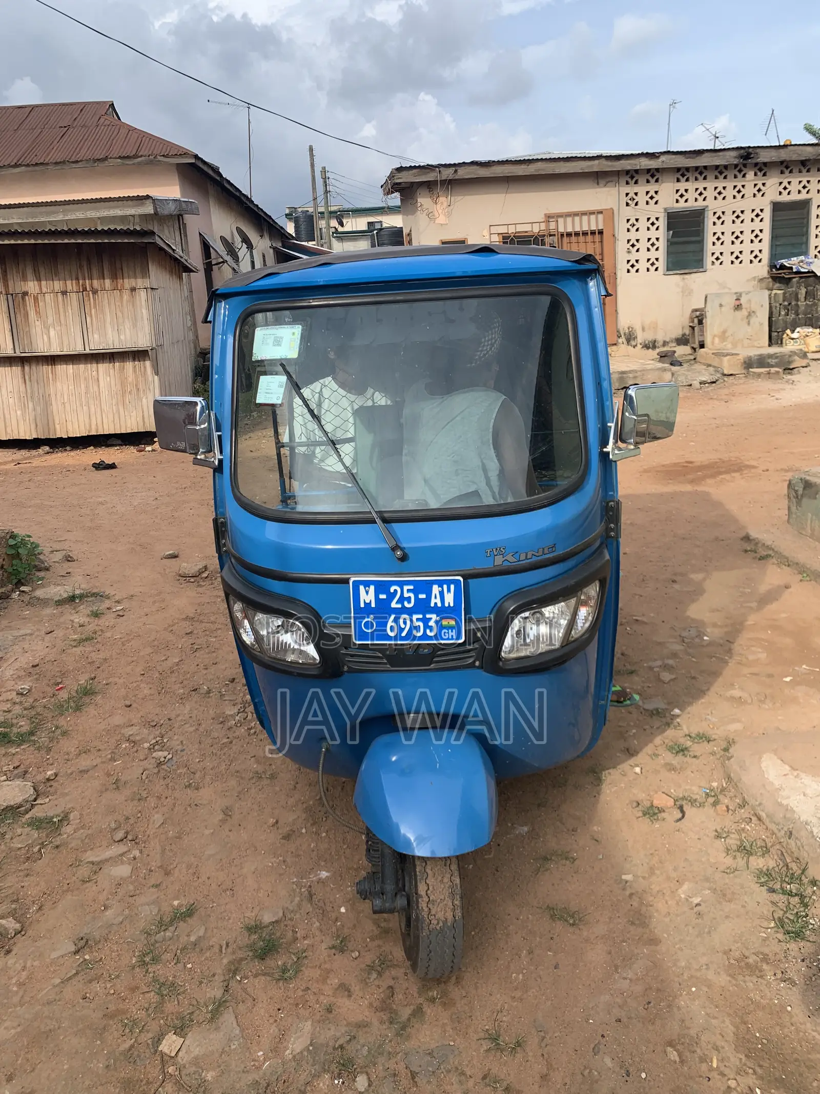 TVS King Deluxe Plus iTouch Start 2025 Blue