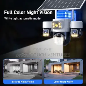 Difang 12x Zoom 3 Lens 4G Sim Solar Power CCTV Security Camera