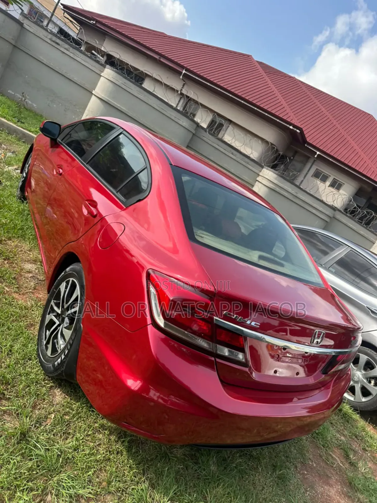 Honda Civic EX 4dr Sedan (1.8L 4cyl CVT) 2015 Red