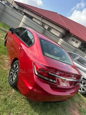 Honda Civic EX 4dr Sedan (1.8L 4cyl CVT) 2015 Red