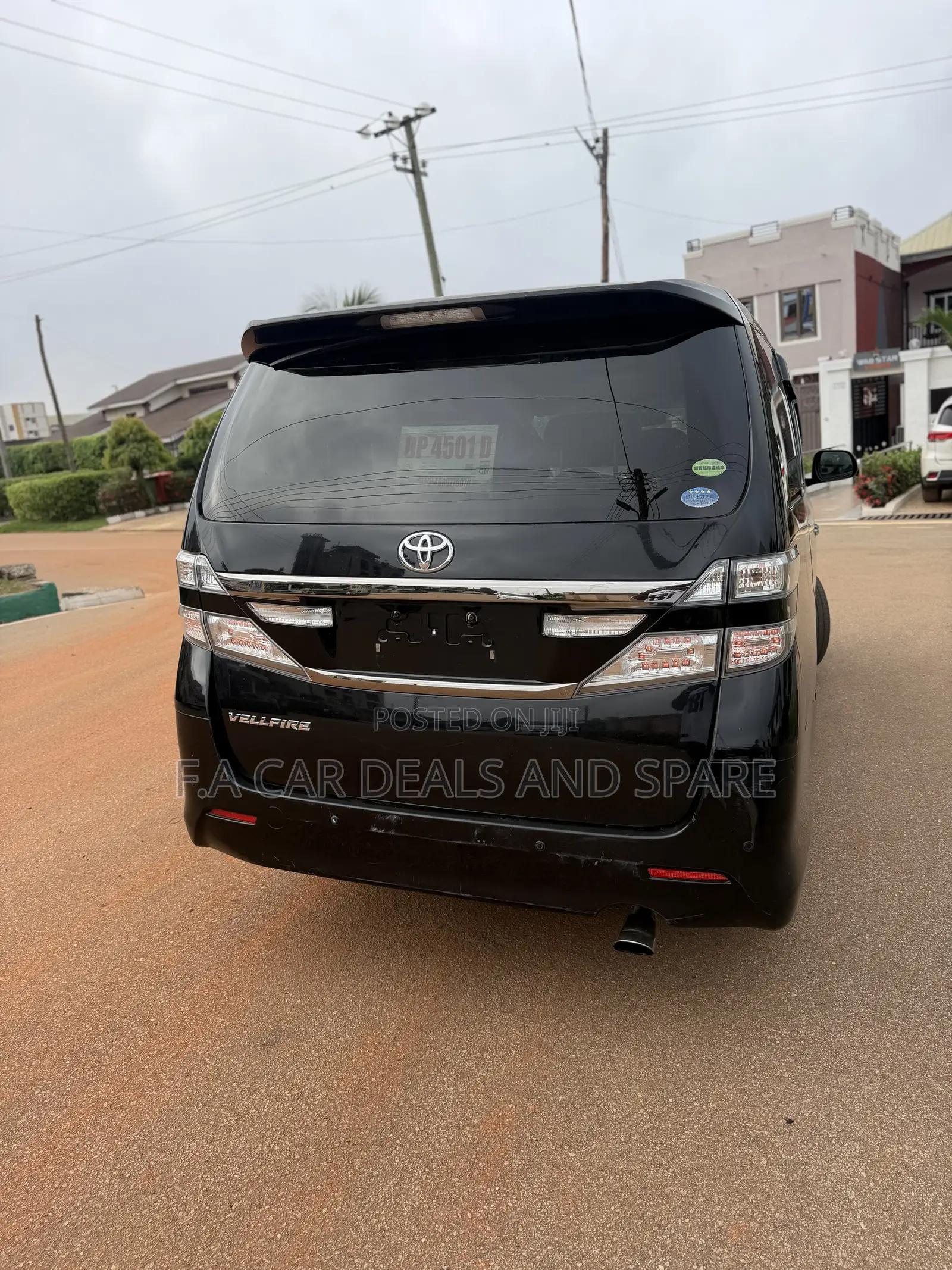 Toyota Vellfire V 2.4 4WD 7-Seater 2014 Black