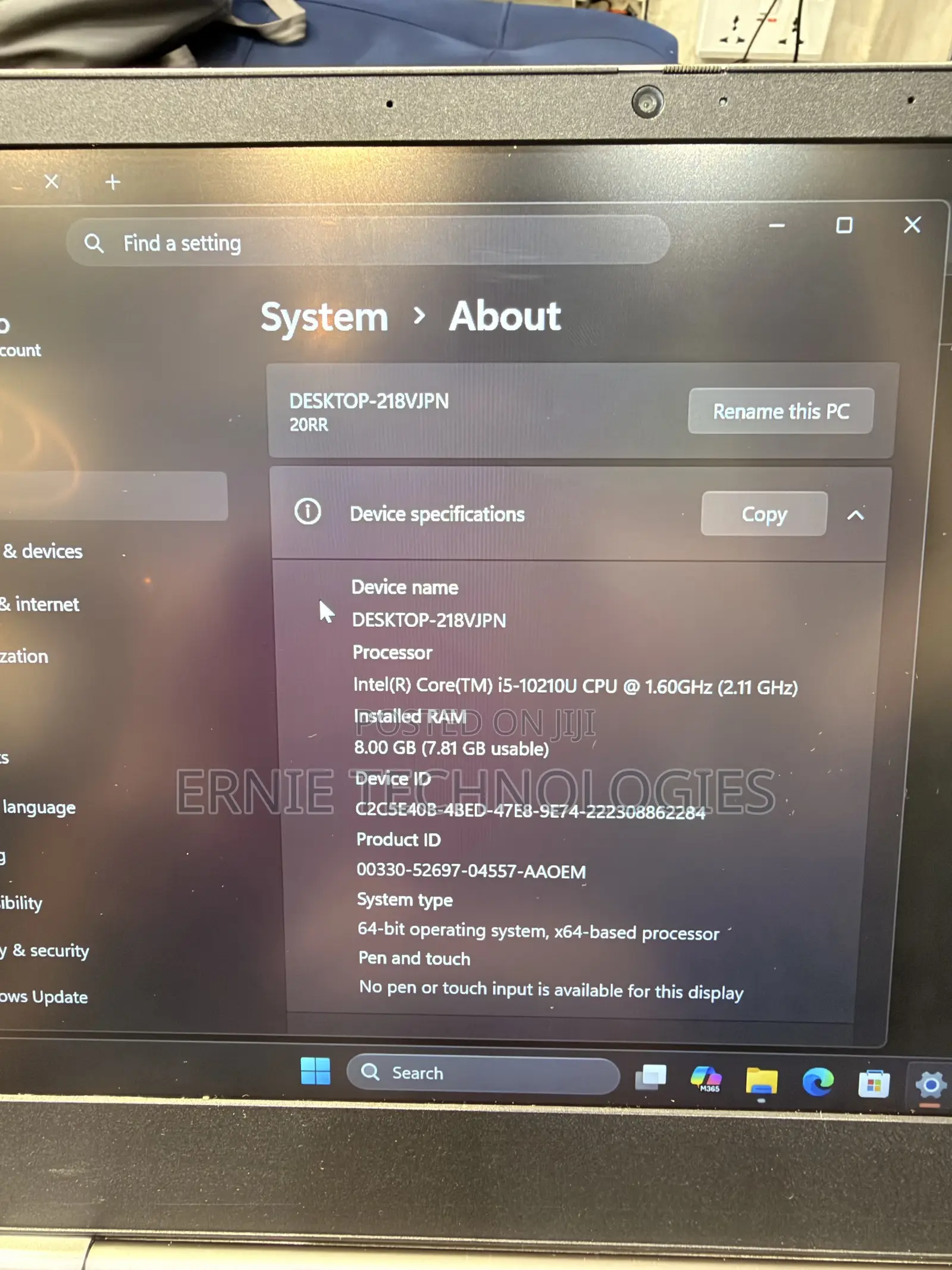 Laptop Lenovo ThinkBook 13 8GB Intel Core i5 SSD 256GB