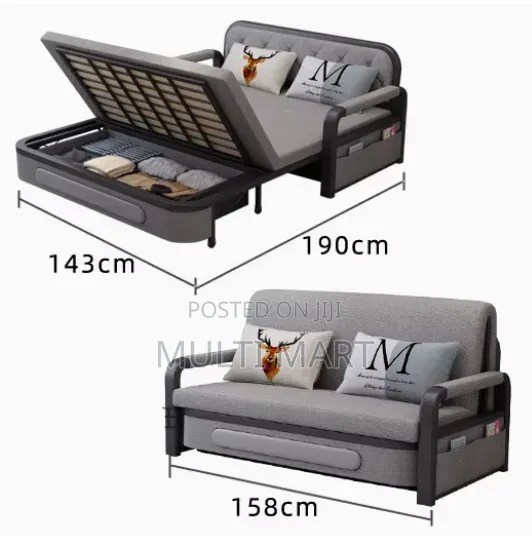 Foldable Sofa Bed Couch Multi Functional Chair (Double Size)
