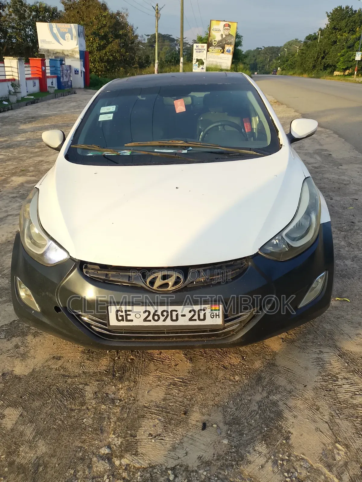 Hyundai Elantra Limited Sedan FWD (1.8L 4cyl 6A) 2013 White