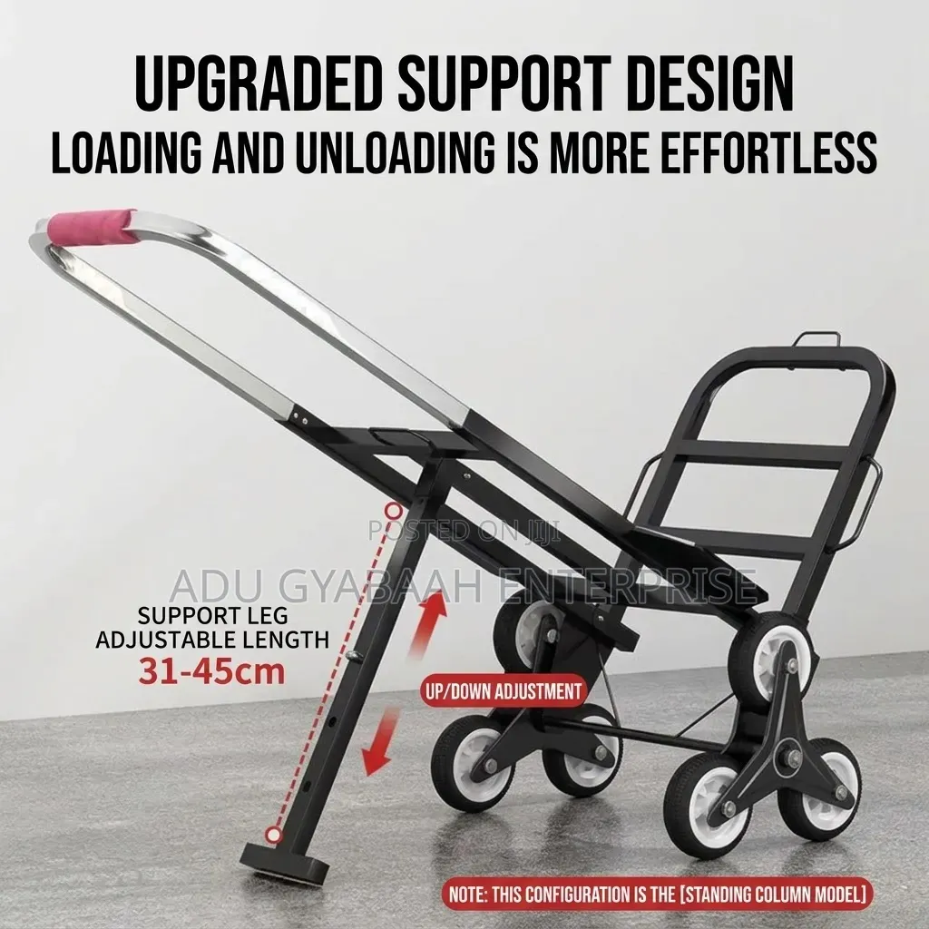 ​Heavy Duty 6-Wheel Stair Climbing Hand Truck / Trolley