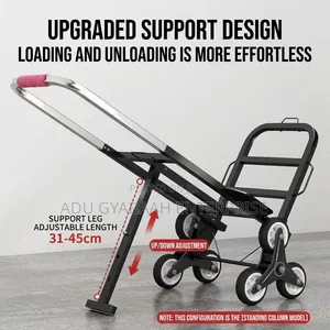​Heavy Duty 6-Wheel Stair Climbing Hand Truck / Trolley
