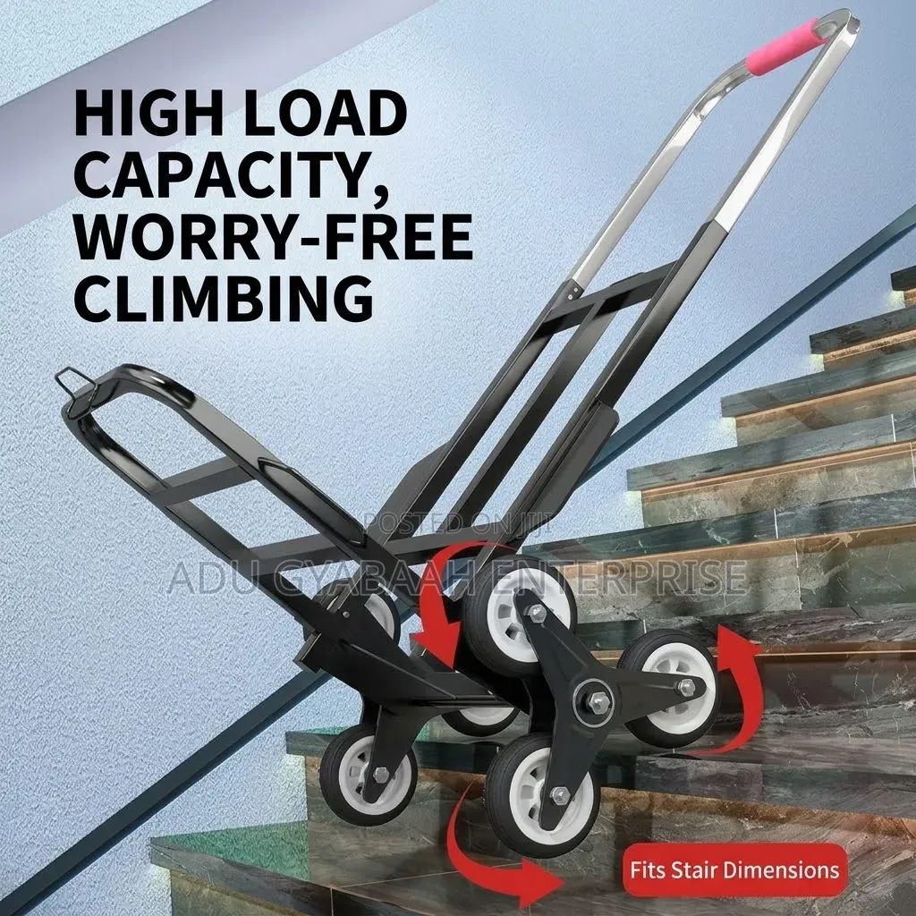 ​Heavy Duty 6-Wheel Stair Climbing Hand Truck / Trolley