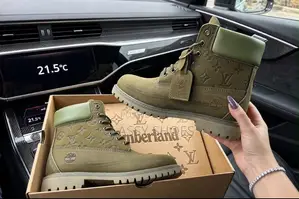 Timberland X Louis Vuitton Army Green