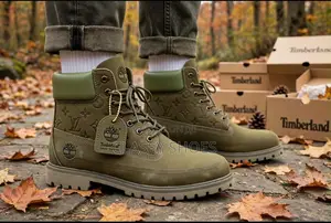 Timberland X Louis Vuitton Army Green