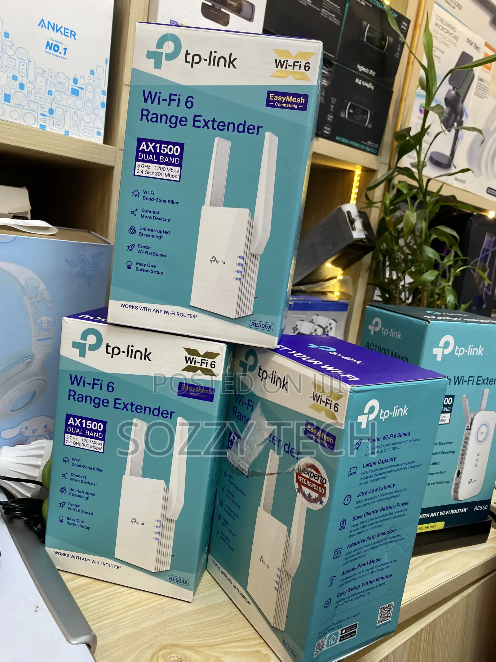 TP-Link AX1500 WiFi 6 Extender, Up to 1500Mbps, Next-Gen Dual Band