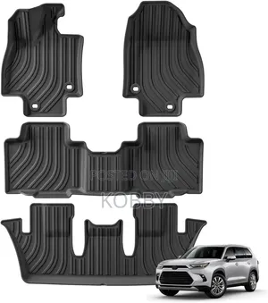 Toyota 2024 2025 Toyota Grandhighlander 3D Floor + Boot Mat + Backrest