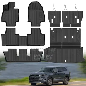 Toyota 2024 2025 Toyota Grandhighlander 3D Floor + Boot Mat + Backrest